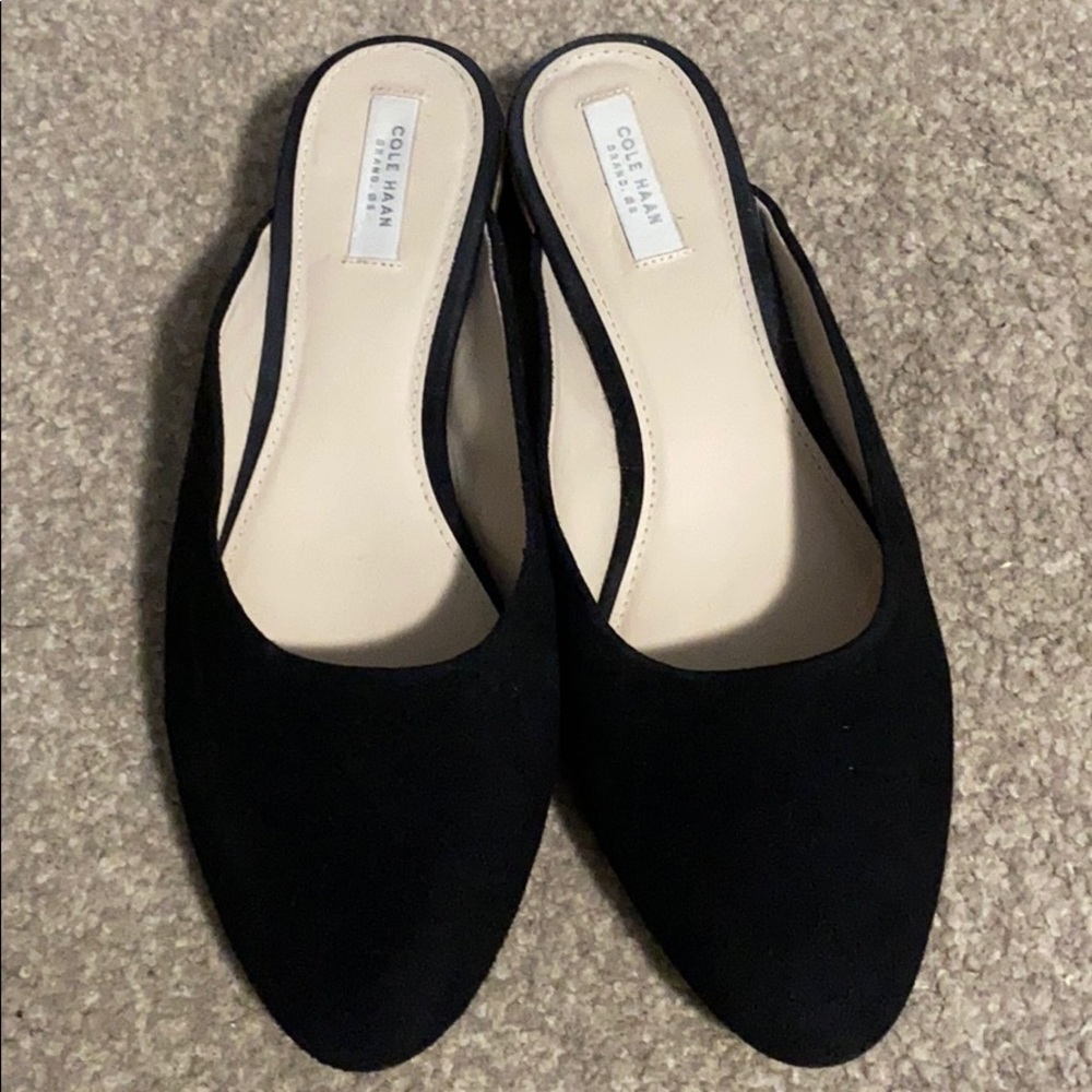 Cole Haan Grand.0S Suede Mules